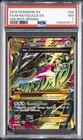 2015 POKEMON XY ANCIENT ORIGINS #98 FULL ART/M RAYQUAZA EX PSA 7