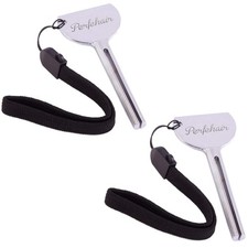 2pcs Tube Toothpaste Squeezer Keys, Metal Hair Dye Color Key Roller Dispenser Wr