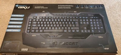 ROCCAT Isku ROC-12-721 USB Illuminated Gaming Keyboard Black