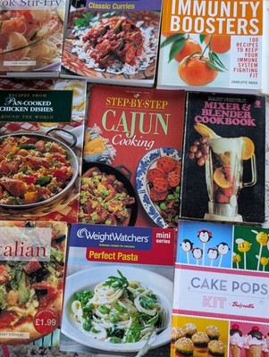Cookery Books, Create Your Own Bundle Hard and Soft cover all Used