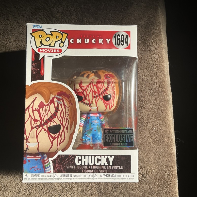 Funko Pop! Vinyl: Bride of Chucky - Chucky (Bloody) - Entertainment Earth...