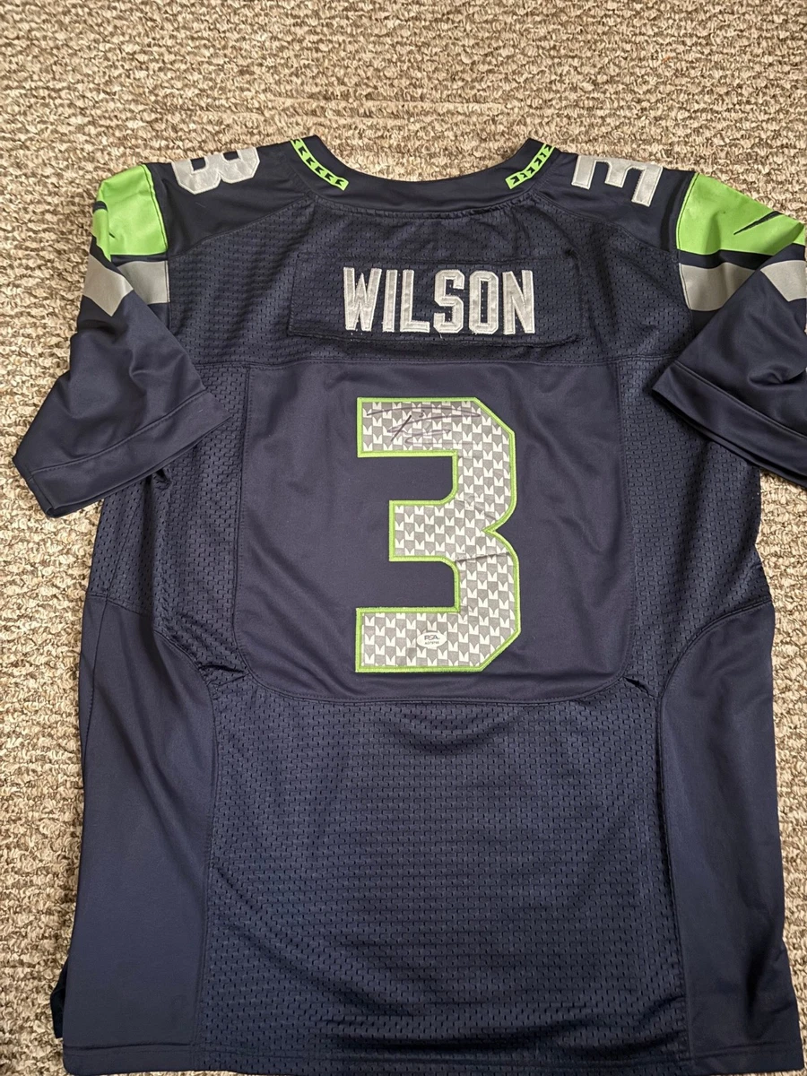 Seattle Seahawks Russell Wilson NFL Original Autographed Jerseys