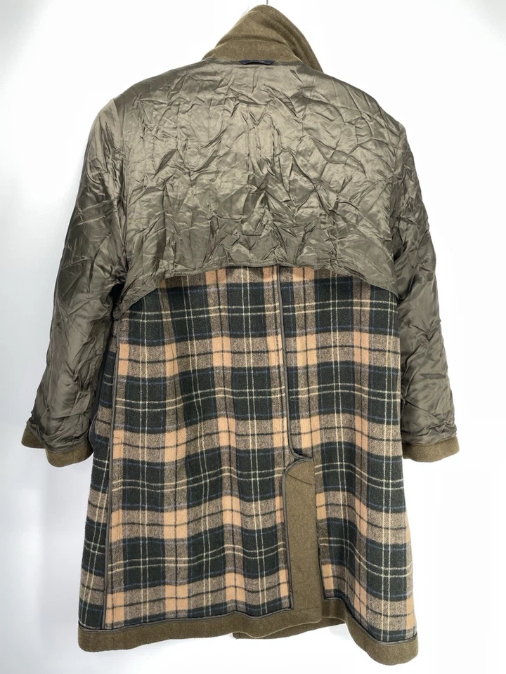 Abrigo Brook Brothers Hombre 38 Corto Marrón Lana Cachemira Viscosa Forrado 4 Botones Foto 4 de 4