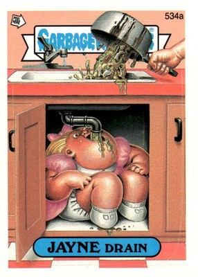 Garbage Pail Kids Topps Series 13 #534a Jayne Drain