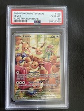 Eevee 188/167 Illustration Rare Twm En-Twilight Masquerade Pokemon PSA 10 on eBay