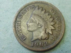 1903 INDIAN HEAD CENT FINE