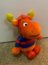 2007 Fisher Price Backyardigans Tyrone 11" Orange Moose Plush Back Yard Friend