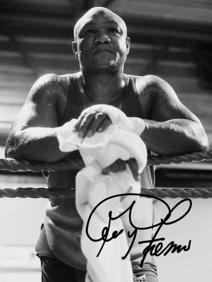 George Foreman Signed Autograph PHOTO Pre Print 6x4/A4/ Framed Boxing ...