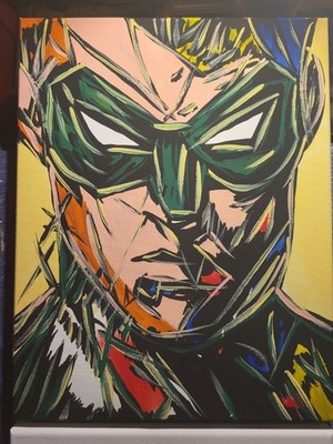 D Cook EXPRESSIONISM 14X11 Hero ABSTRACT ORIGINAL ART MODERN HOME