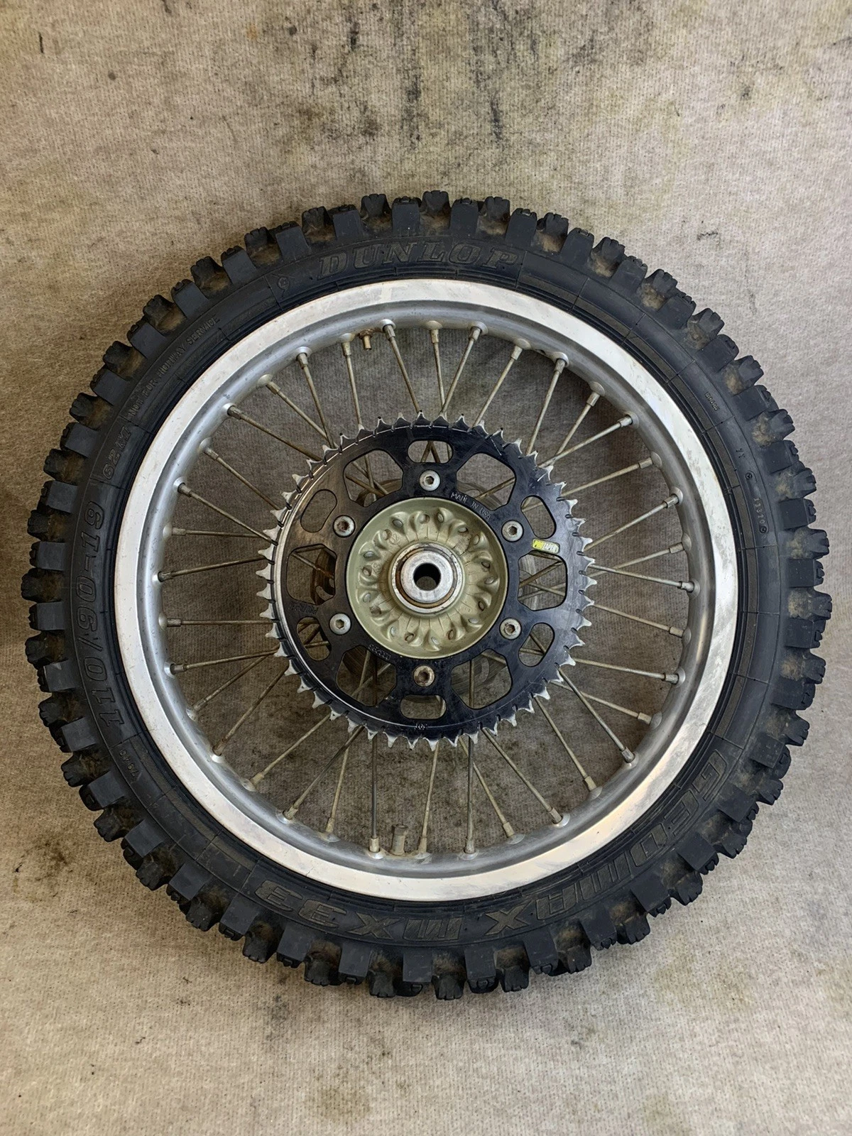 2000 - 2003 KTM250SX KTM 250EXC 250  SX Rear Wheel Tire Rim Hub Assembly