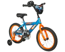 BMX Hot Wheels Kids Bike 16" w/ Removable Training Wheels, Ages 5-9 Boys Bicycle