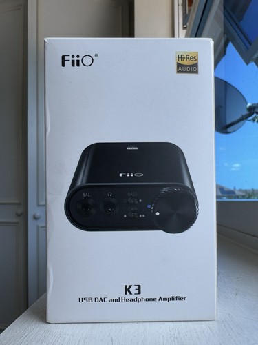 FiiO K3 USB Type-C DAC Headphone Amplifier Black RRP £163 - 第 1/7 張圖片