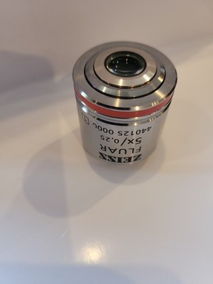 ZEISS Axio Mikroskop High Fin Lens Fluar 5x 0,25 Oo 440125 RMS Planapo Top