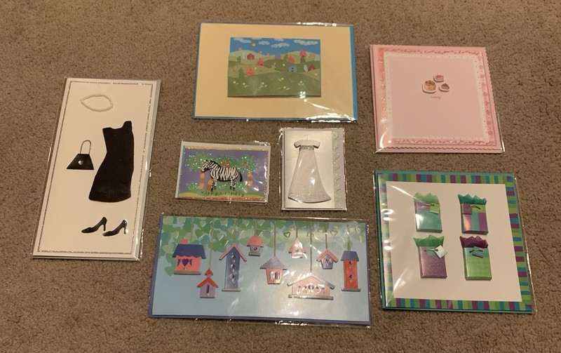 Lot Of 7 Paper Magic Greeting Cards New In Package Various Sizes Themes Sealed 