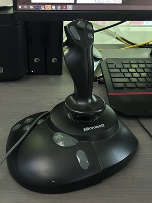 Microsoft SideWinder Precision Pro USB Flight Stick Joystick Tested Working