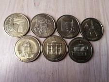 Lot de 7 Médailles Souvenir Collection Européenne AMMF Paris diverses
