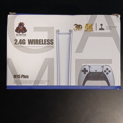 SJGAM M15 Plus 2.4G Wireless Game Stick Console 4K HDMI Double Rocker