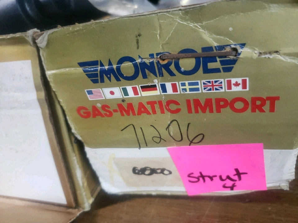 (2) 71206 Monroe Gas-matic Importación Puntal Trasero 1983-84 BMW 533i 85-87 535i Nuevo Foto 2 de 4