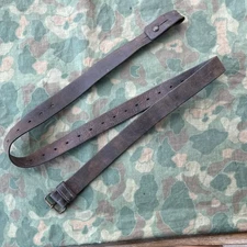 Original Swedish Mauser Leather Sling used M1896 M96 M38 Sweden With Button #12