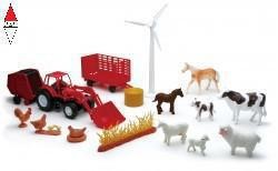 NEW RAY 1/32 FARM TRAKTOR SPIELSET (MIT SOUND)