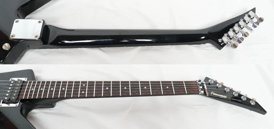 FERNANDES BX-70 NEGRO Explorer Tipo Años 80 Hecho en Japón Foto 3 de 4