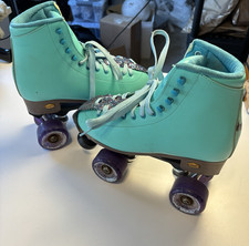Sure Grip Skate Co Roller Skates Turquoise - Unisex Adult Size Mens 8 / Womens 9