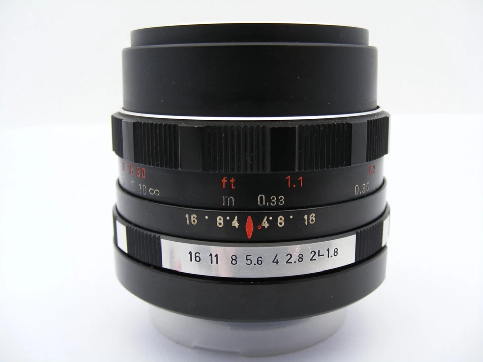 Meyer Optik Gorlitz Oreston 50mm f1.8 manual lens Preset No 5356967 Mount Exakta - Image 4 of 4