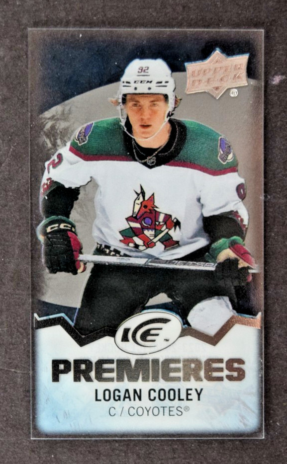 2023-24 Upper Deck Ice Premieres Mini Logan Cooley (MI-47)
