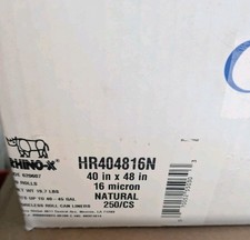 Case Of 250 Berry Rhino-x Coreless Roll Liner-40x48 16 Mic Nat. 40-45 Hal Case Of 250 Berry Rhino-x Coreless Roll Liner-40x48 16 Mic Nat. 40-45 Hal