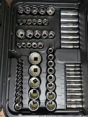 Craftsman Laser Etched Socket Set 124 Pcs