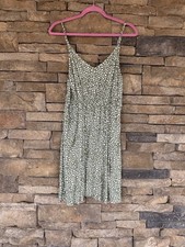 SHEIN  green floral Pattern dress Women's Size L Sleeveless Sundress