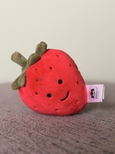 Jellycat Fabulous Fruit Strawberry Rare And Retired BNWOT
