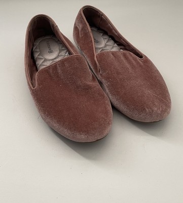 Birdies The Starling Slip On Loafers in Velvet Antique Rose Size 7