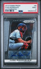 2013 PANINI PRIZM AUTOS #IR IVAN RODRIGUEZ PSA 9 AUTO