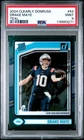 2024 Panini Clearly Donruss - Rated Rookie Drake Maye #53 Teal (RC)
