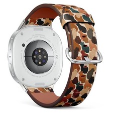 Salmon Fillets Pastel Vegan Leather Watch Band 40/44/46mm 