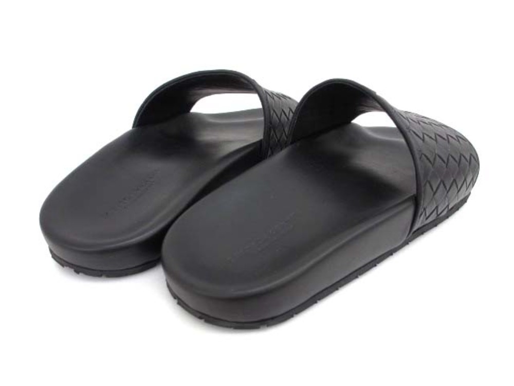 BOTTEGA VENETA Sandals Women's Size 34 Black Leather thumbnail 3