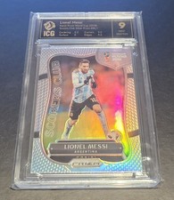 2018 Panini Prizm World Cup Scorers Club Silver Prizm Lionel Messi 
