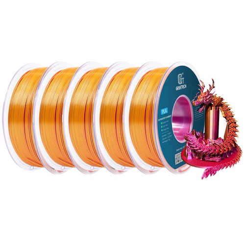 5/10kg Geeetech Silk PLA 3D Drucker Filament Glänzende Seide PLA 1,75mm 1kg/roll - Afbeelding 69 van 78