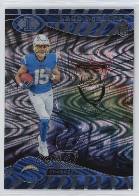 2024 Panini Illusions Trophy Collection Swirls Ladd McConkey #51 Rookie RC 13ql