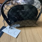 French Connection 2 In 1 Bag Set black Cosmetic Bag Transparent Travel Bag