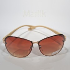 Tommy Hilfiger Melone WM OL78 Sunglasses, Brown w Beige Temples, New Without Tag