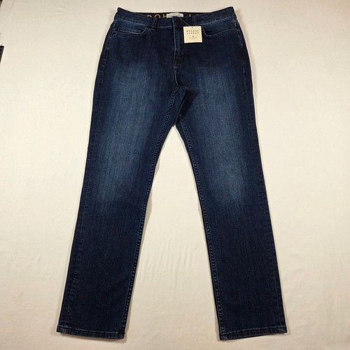 NWT Kate Spade Broome Street High Waisted Jean Blue Midblurins 454 Size 30