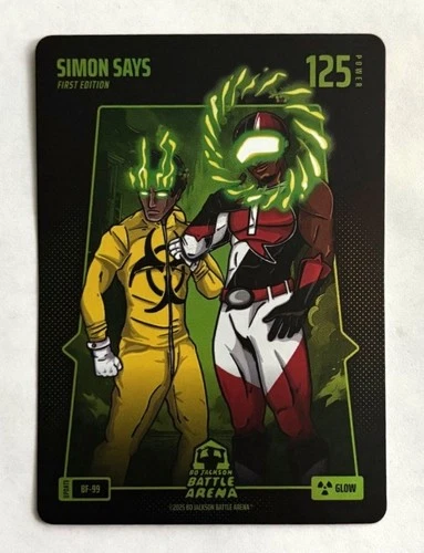 Bo Jackson Battle Arena Update SIMON SAYS Anfernee Simons #BF-99 Battlefoil Glow