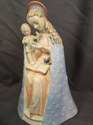 Vintage Goebel Hummel Flower Madonna 10/1 West Germany Mary Child Figurine AS IS