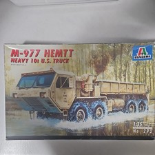Italeri M-977 HEMTT Heavy 10T U.S. Truck plastic model kit. 
