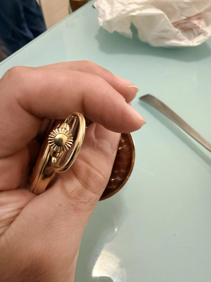 Orologio da tasca vintage Lorenz Incabloc Swiss Made – dorato - Bild 4 von 4