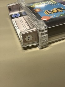 1986 Nintendo NES Gumshoe WATA 7.0 CIB Graded 5 Screw Black Box Game