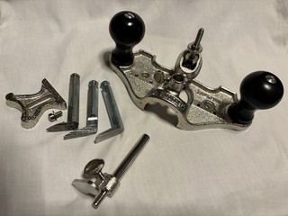 Stanley England No71 Router Plane 3 Cutters In Box Vintage Tools Woodwork