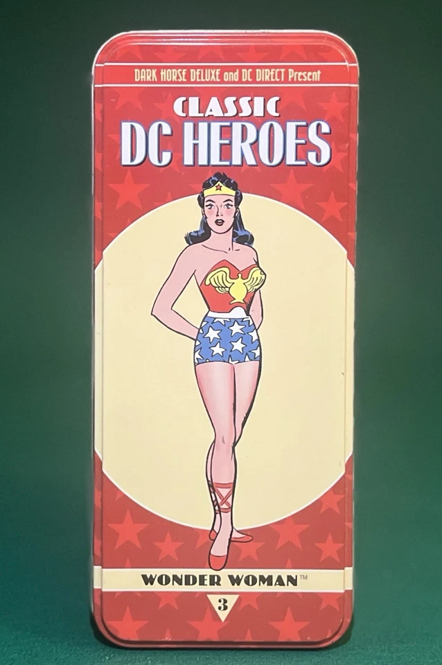 DC героев классический Чудо-женщина статуэтка в жестяной коробке DC Dark Horse YOE! 2007 - Изображение 4 из 4
